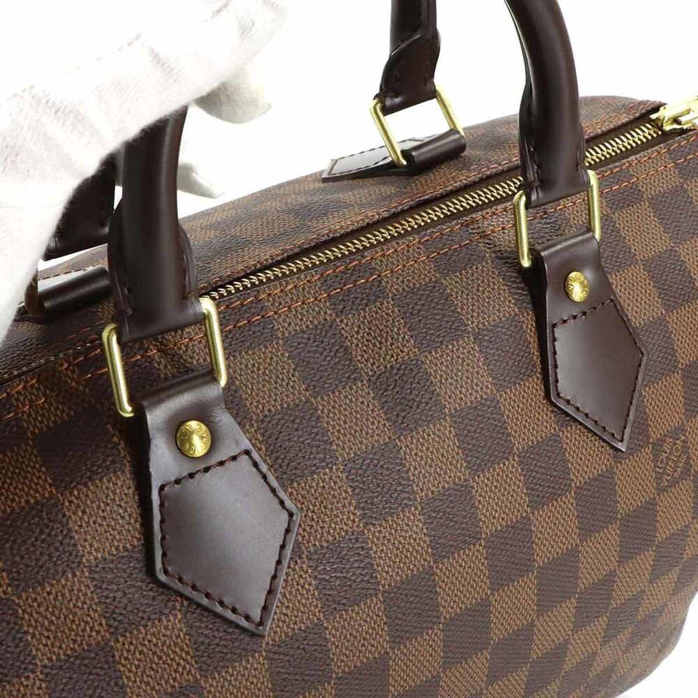 LOUIS VUITTON Authentic Brown Damier Speedy 30 Boston Bag - Picture 8 of 8